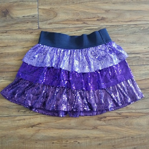 Girl's sequined layered skirt NWOT - Picture 1 of 3